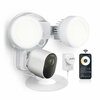 Wasserstein 3-in-1 Plugged-in Smart Floodlight, Charger, and Mount, for Arlo Ultra/Ultra 2, Arlo Pro 3/4 ArUtrSmtAdpFldWhtUS